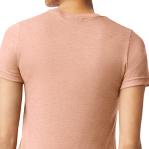 Nouveau T-shirt Femme 2026 Couleur Unie Col Rond Manches Courtes 100% Coton Coupe Slim Décontracté Maille Jersey Respirant Toutes Saisons - Product Image 3