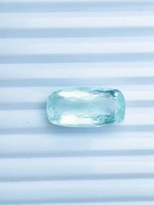 Aigue-marine naturelle taille émeraude 18,78 carats, couleur bleu ciel premium, clarté excellente, pierre précieuse certifiée IGI avec un bel éclat - Product Image 2