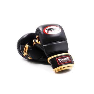 ถุงมือ MMA รุ่นพรีเมียม สำหรับฝึกซ้อมและต่อสู้  แบบนิ้วครึ่ง  หนังแท้  ฝ่ามือเปิด  สำหรับฝึกซ้อมและต่อสู้ศิลปะการต่อสู้ - Product Image 5