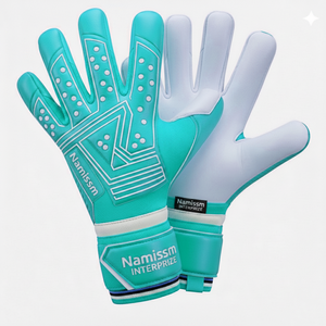 High Quality Leather Football Soccer Goalkeeper Gloves Men's Breathable Lightweight Quick Drying UV Protection Professional - Product Image 4