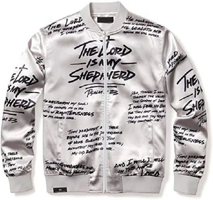 Chaqueta Bomber de Manga Larga, Impermeable, Transpirable y Ecológica, con Estampado Personalizado de Alta Calidad al por Mayor, Chaqueta de Satén de Lujo para Mujer - Product Image 6