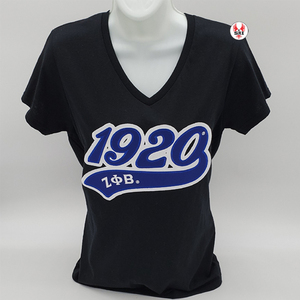 เสื้อยืดฤดูร้อนปักตัวอักษรกรีกสำหรับผู้หญิงของสมาคมเซต้า ฟี เบต้า |   สั่งทำพิเศษ ผ้าฝ้าย 100% เป็นมิตรกับสิ่งแวดล้อม ระบายอากาศได้ดี - Product Image 6