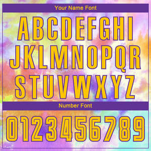 <b>Tie</b> Dye Soccer Uniform Set Custom Sublimation Football Kit Trendy Multi Color Training Jersey Men's Athletic Spongy Sportswear - Product Image 5