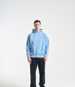 Sweat-shirt à capuche vintage surdimensionné pour homme, fermeture éclair, manches longues, avec poches, effet délavé, streetwear, veste en molleton - Product Image 3