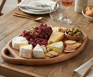 Plato Sizzler de madera grande hecho a mano exclusivo, vendedor superior de calidad superior, perfecto para presentación de comida en restaurante y hogar - Product Image 6