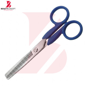 Ciseaux à effiler classiques bleus avec manche en plastique, meilleur produit, ciseaux à cheveux professionnels en gros pour usage domestique et en salon - Product Image 2