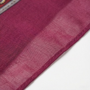 Pañuelo Cuadrado Retro para Mujer con Estampado Floral de Cachemira, Chal de Gasa de 110x110cm, Tamaño Grande, Hijab Suave y Transpirable, Envoltura de Moda Premium - Product Image 6