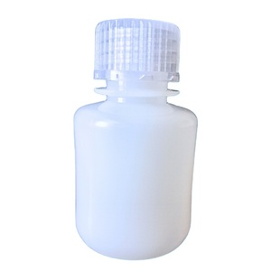250ml Cylindrical HDPE <b>Plastic</b> Reagent Bottle Wide Mouth Sterile Individually <b>Wrapped</b> Laboratory Grade Maxome MLHRBW250S - Product Image 1