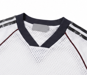 Camisetas de hombre al por mayor con lavado ácido, 100% algodón, de punto de malla de alta densidad, manga corta, holgadas, estilo boxy, con impresión de logotipo personalizado - Product Image 4