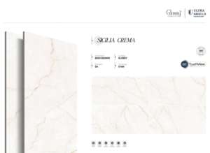 Carreaux de porcelaine italiens brillants de qualité supérieure, dimensions 800x1600, 1200x1800, 750x1500 mm, carreaux de luxe pour villas haut de gamme - Product Image 5