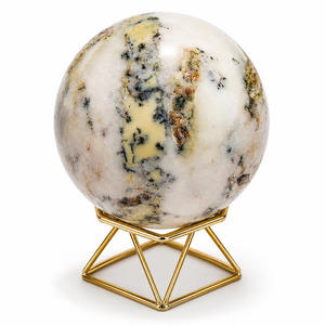 Sphère en cristal naturel poli gravé de qualité supérieure, décoration d'intérieur, Feng Shui, objet de collection, MUNTAHA AGATE - Product Image 3