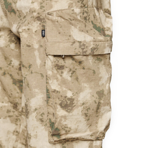 กางเกงคาร์โก้สตรีทแวร์ทรงหลวมสไตล์ Y2K สำหรับผู้ชาย ผ้าฝ้ายทวิลล์ หลายกระเป๋า ย้อมสีแบบ Garment Dyed รับผลิตแบบ OEM สำหรับชุดทำงาน - Product Image 4