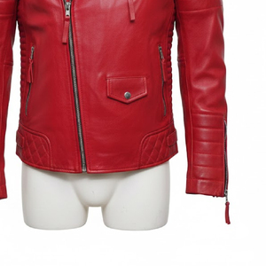 Giacca in Pelle alla Moda per Uomo, Ultimo Design, Personalizzabile con Logo Stampato, Vendita Calda - Product Image 5