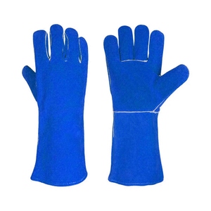 Gants de soudure en cuir de vachette de qualité supérieure, résistants à l'abrasion, à la chaleur, pour la lutte contre les incendies, la construction, les barbecues - Product Image 2
