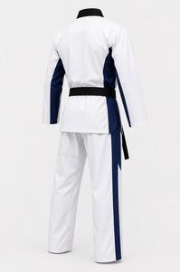 Uniforme de Judo Blanco Unisex OEM en Oferta, Detalles en Azul Marino, Corte Regular, Ropa de Artes Marciales para Adultos, 100% Algodón, Secado Rápido, Duradero - Product Image 6