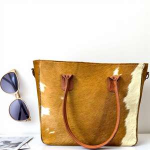 Sac fourre-tout de luxe en cuir véritable pour femme, sac à bandoulière multifonctionnel en cuir de vachette avec fermeture éclair, collection automne LHTB-0112 - Product Image 1