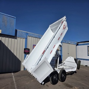 Cheap Price 5x10 Hydraulic Dump <b>Trailer</b> 4Ton Gear Motor PLC Controlled <b>Farm</b> Agricultural Transport High 1 Year Warranty - Product Image 4
