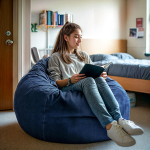 Nouveau Fauteuil Relaxant Classique en Polystyrène (Grains de Polystyrène) pour Salon et Chambre, Modèle MD03, Origine Vietnam - Product Image 1