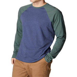 <b>Raglan</b> Long <b>Sleeve</b> <b>T</b> <b>Shirt</b> For Color Cotton Custom Logo Oem Factory Manufacturer Clothing Supply Wholesale High Quality Custom - Product Image 2