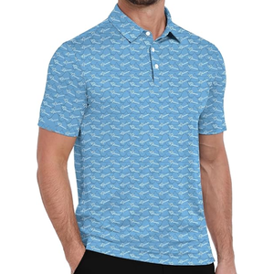 Camisas Polo para Hombre con Logotipo Personalizado, Transpirables, Ecológicas, de Secado Rápido, Color Sólido, Algodón, Botones Cubiertos, Venta Caliente - Product Image 1