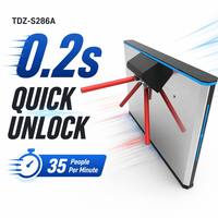 Barrera de Control de Entrada con Código QR, Reconocimiento Facial, Torniquete Trípode Doble, Puerta de Torniquete, Garantía CE OEM de 1 Año