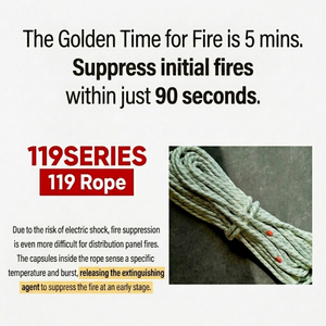 Cuerda Extintora de Incendios Automática SOO JB204028 119 Ecológica con Tecnología de Microcápsulas Activadas por Calor para Tableros de Distribución - Product Image 6