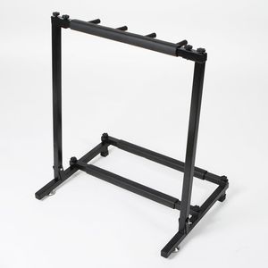 Supporto Pieghevole Triplo per Chitarre, Pratico Stand per Strumenti Musicali - Product Image 3