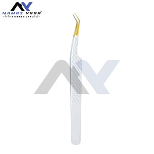 Pinzas Clásicas para Extensión de Pestañas, Suministros Profesionales para Pestañas, Pinzas para Extensión de Pestañas con Logotipo Personalizado, Juego de 4 Piezas - Product Image 3