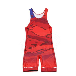 Venta al por mayor por encargo de lucha libre Singlets Ligero Wrestling Singlets Bajo MOQ Wrestling Singlets - Product Image 1