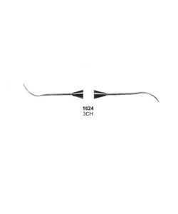 Explorador Táctil de Doble Punta Fig 3CH, Instrumento de Diagnóstico Dental Manual Clase I, Herramienta de Examen Oral de Acero Inoxidable - Product Image 1