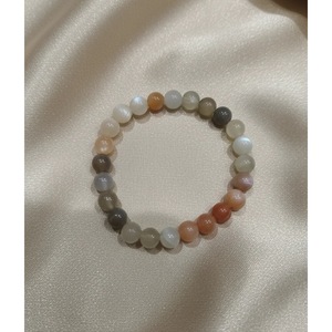 Bracelet d'harmonie en pierres de lune multicolores en gros, fait main, en pierres de lune arc-en-ciel naturelles, bracelet de guérison en cristal perlé - Product Image 3