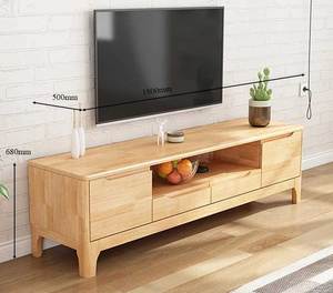 Moderno Mueble para TV de Madera con Cajones Blancos de Almacenamiento y Estantes Abiertos para Sala de Estar - Product Image 2