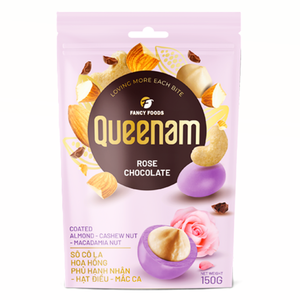 Hot Sale Competitive Price Dragee Chocolate HALAL OEM/ODM 150G Rose Chocolate Coated Almond Cashew <b>Macadamia</b> <b>Nuts</b> Snacks Candy - Product Image 1