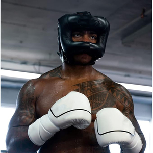 Protector de Cabeza de Cuero Vacuno para Boxeo, Muay Thai y Sparring - Product Image 5