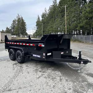 Used Heavy Dump <b>Trailer</b> <b>Farm</b> Mini Dump <b>Trailer</b> 5-10 Ton Capacity 7x12/7x14 Tire Size 2 Year Warranty NEW Dump <b>Trailer</b> - Product Image 1