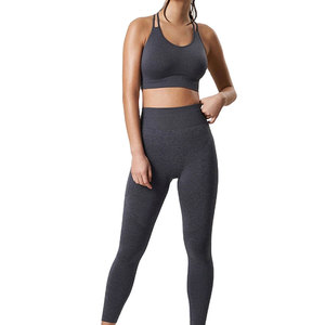 Vêtements de sport pour femmes, ensembles de yoga, grandes tailles, motif uni, respirant, écologique, 2 pièces, léger, fabriqué au Pakistan - Product Image 1
