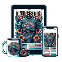 Pengembangan Situs Web Khusus MAC oleh RoyalCraft Enterprise untuk Toko Percetakan, Unggah File, Alat Desain Produk, Pembayaran Online