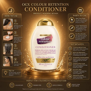 Crème capillaire nourrissante et colorante, résistante à la décoloration, adoucissant quotidien, traitement boostant la brillance pour les mèches colorées, trois utilisations. - Product Image 4