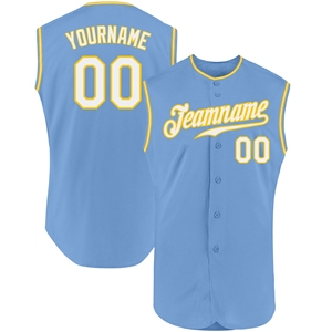Chaleco de Béisbol Personalizable 2026 sin Mangas, Transpirable, con Botones Frontales, Logotipo Personalizado, Número Impreso, Diseño y Color Personalizados - Product Image 1