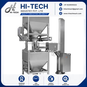Mélangeur de poudre automatique haute performance pour conteneurs IBC, avec élévateur de tambour, capacité 100 kg, en acier, équipement de post-mélange - Product Image 2