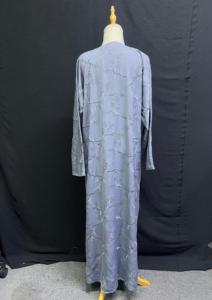 Nouvelle Abaya Traditionnelle Islamique Turque pour Femme, Modèle 2026, Magnifique, Respirante, en Polyester, à Motifs Floraux, Longueur Ras du Sol, Idéale pour Mariage - Product Image 4