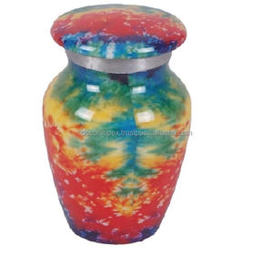 Petite urne souvenir nouveauté dernière conception en gros urne de crémation décorative en métal conception au prix de gros - Product Image 3