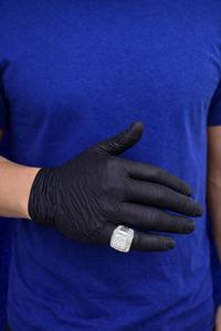 Bague Signet Carrée en Diamant CZ Glacé, Style Hip Hop, Bague de Fiançailles, Bague de Mariage, Cadeau Diamant, Bague Unisexe Homme/Femme, Bague d'Anniversaire - Product Image 5