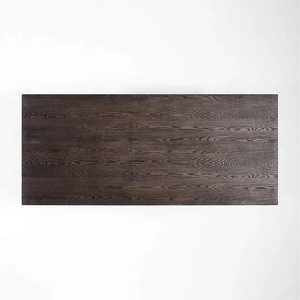 โต๊ะรับประทานอาหารไม้สักแท้คุณภาพพรีเมียม ดีไซน์มินิมอล พร้อมขาไม้เนื้อแข็ง สำหรับโครงการรับรองแขก - Product Image 4