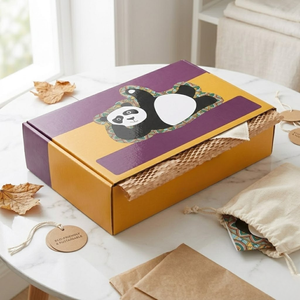 Custom Sponge Lined Kraft Paper Packaging <b>Box</b> | Duplex Folder Style Folding <b>Box</b> Embossed Printing Eco-Friendly Reusable <b>for</b> Toys - Product Image 3