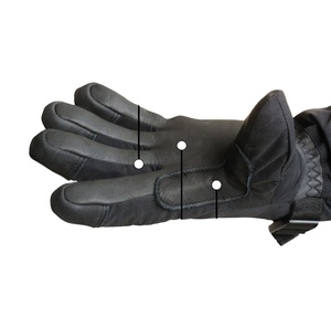 Gants de ski imperméables chauds pour l'hiver, à doigts séparés, pour hommes, femmes et enfants, en polaire avec fermeture à cordon - Product Image 3