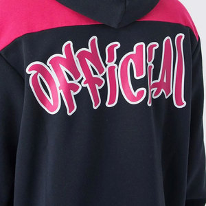 Survêtement 2-en-1 patchwork léger coupe-vent en polyester/coton marron à capuche pour homme Econex Sports, taille élastique, imprimé étoiles - Product Image 3