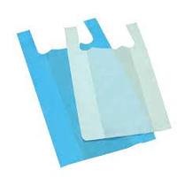 Sacs de transport de gilets en plastique de t-shirt réutilisables personnalisés avec surface gaufrée à long manche Sacs à provisions en plastique personnalisés fabriqués au Vietnam
