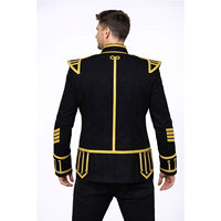 Veste de kilt écossais Black Piper Doublet - Doublet en laine pour homme en gros - Tenue formelle des Highlands 2026
