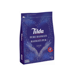 Riz Basmati Pur Tilda, riz à grains longs de qualité supérieure avec un arôme authentique et une qualité de cuisson exceptionnelle - Product Image 1